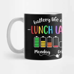 Battery  Of A School Lunch  Cafeteria Worker Mug